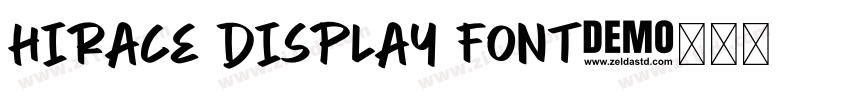 Hirace Display Font字体转换